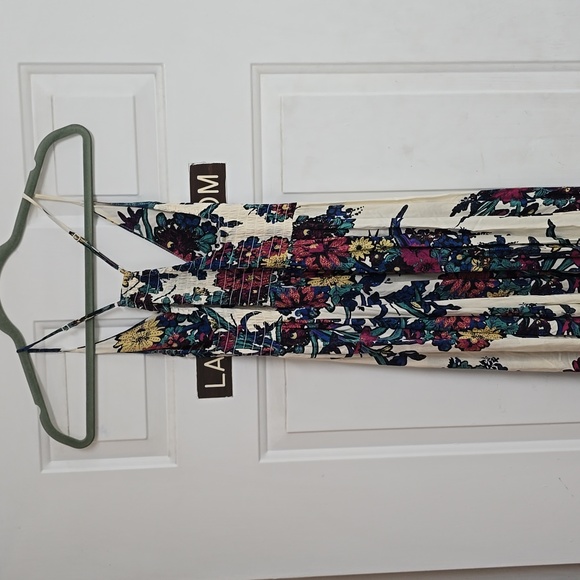 Free People Through The Vine Printed Slip in Ivory Combo - Picture 10 of 12